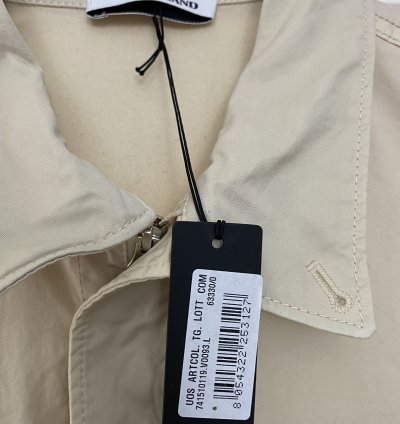 Bnwt Stone Island Stretch Twill Garment Dyed Shirt Jacket