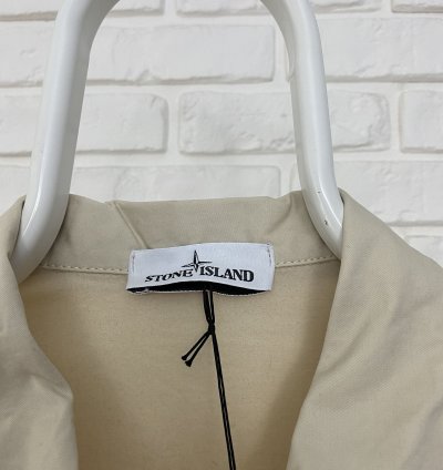 Bnwt Stone Island Stretch Twill Garment Dyed Shirt Jacket