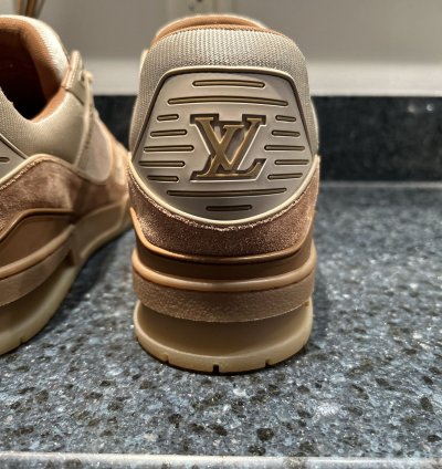 New Louis Vuitton Trainer Brown Tan Size 10lv Rare