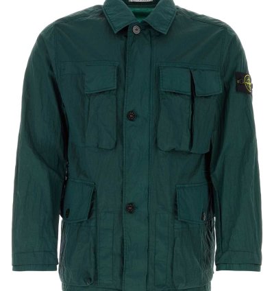 Bottle Green Econyl Windbreaker