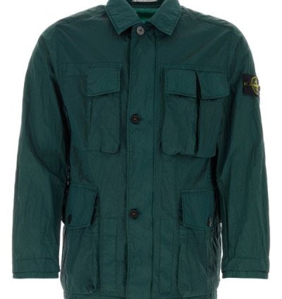 Bottle Green Econyl Windbreaker