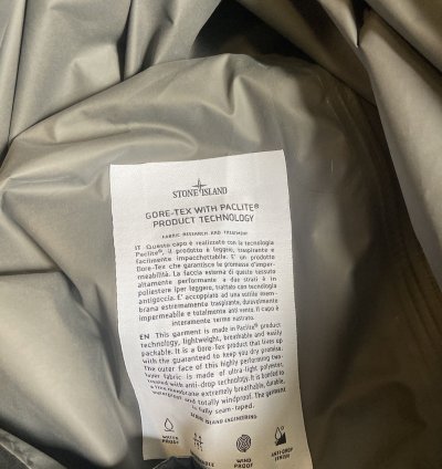 Brand New Stone Island Paclite Gore-tex Anorak Jacket
