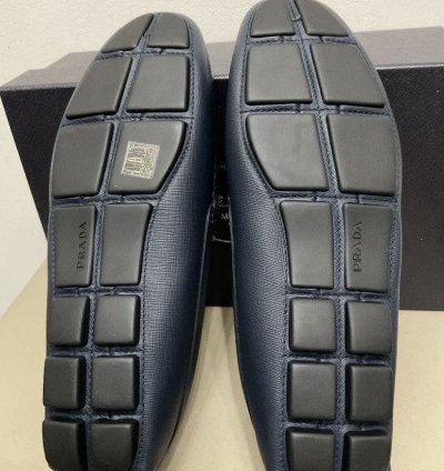 New Prada Men Saffiano Leather Loafer Drivers 2dd158
