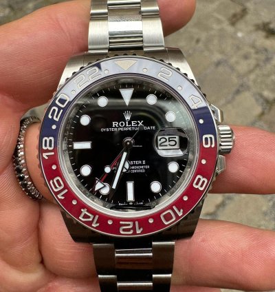 Rolex Gmt-master Ii Pepsi Full Set Warranty Italia