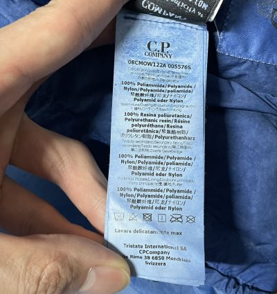 Cp Company Blue Nyber Explorer Jacket
