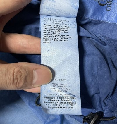 Cp Company Blue Nyber Explorer Jacket