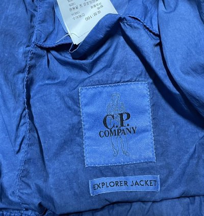 Cp Company Blue Nyber Explorer Jacket