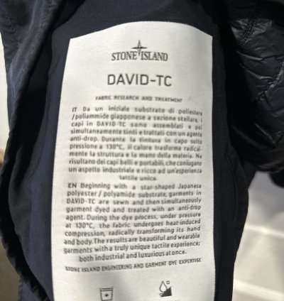 David Tc Car Coat With Down Liner Size 3xl