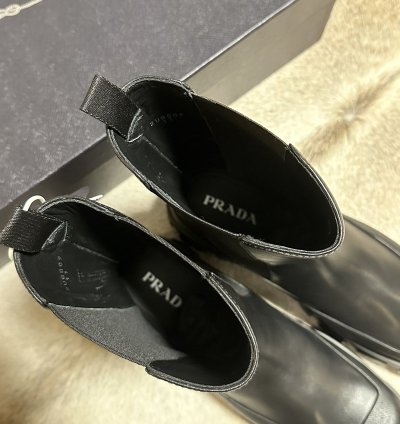 New Prada Monolith Boots