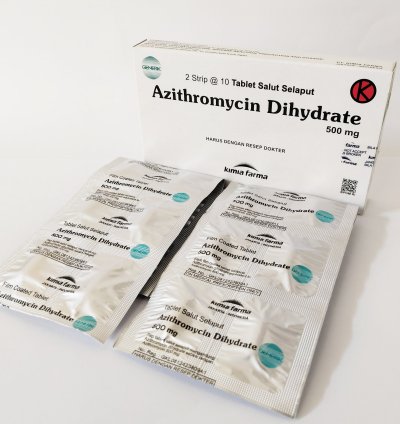 2 Box Azithromycin 500mg Treat Tract Respiratory Infections 20 Tablets
