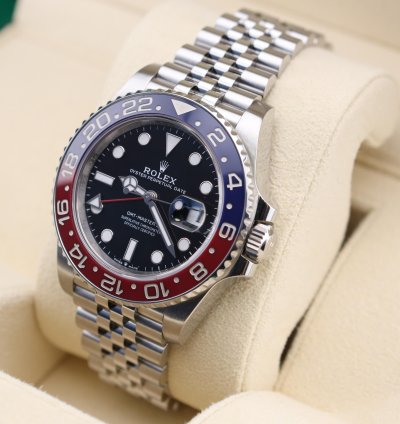 Rolex Gmt-master Ii Pepsi Jubilee 126710blro Full Set