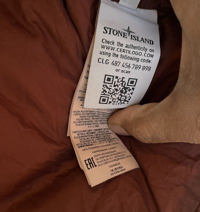 Down Filled Coat Crinkle Reps Perfect Condition