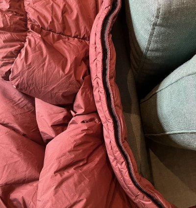 Down Filled Coat Crinkle Reps Perfect Condition