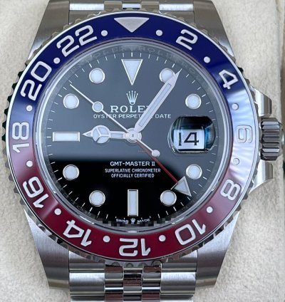 Rolex Gmt-master Ii Pepsi Jubilee Bracelet 126710blro Unworn 2024