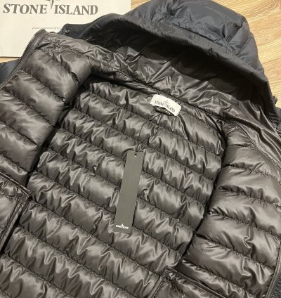 Down Jacket Stone Island Nylon Bio-based