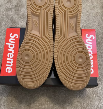New Supreme Nike Air Force 1 Low Sp Wheat