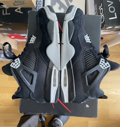 Nike Air Jordan 4 Retro Se Black Canvas