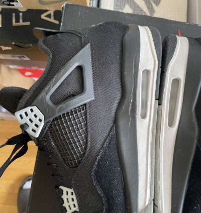 Nike Air Jordan 4 Retro Se Black Canvas