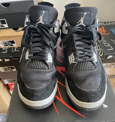 Nike Air Jordan 4 Retro Se Black Canvas