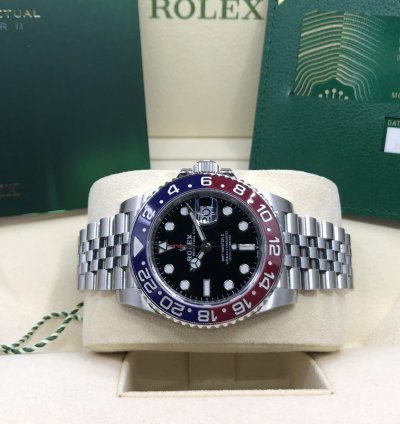 Rolex Gmt-master Ii Pepsi Jubilee Stainless Steel 2022 Full Set