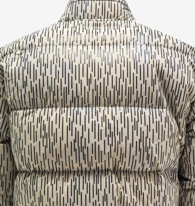 Ecru Naslan Light Watro Rain Camo Down Jacket