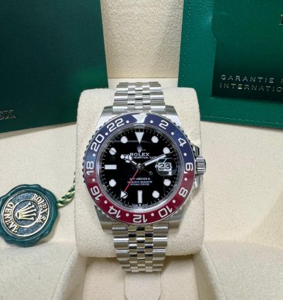 Rolex Gmt-master Ii Pepsi Jubilee Stainless Steel 2023 Full Set