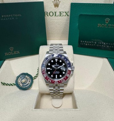 Rolex Gmt-master Ii Pepsi Jubilee Stainless Steel 2023 Full Set