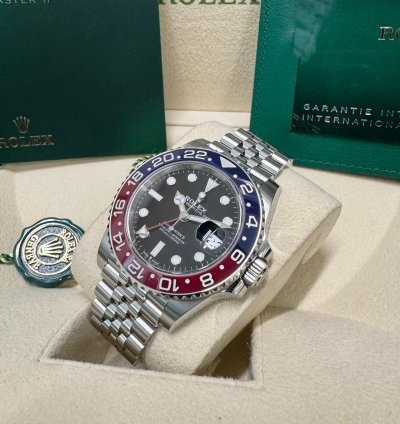 Rolex Gmt-master Ii Pepsi Jubilee Stainless Steel 2023 Full Set