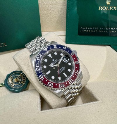 Rolex Gmt-master Ii Pepsi Jubilee Stainless Steel 2023 Full Set