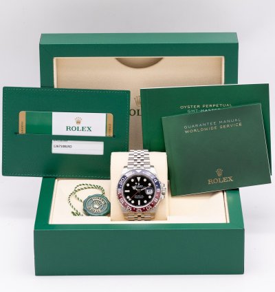 Rolex Gmt-master Ii Pepsi Lc100 New Unworn Box And Papers 2019 126710blro