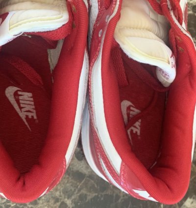 2001 Nike Dunk Low Patent Leather Varsity Red Eu