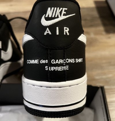 Nike Air Force 1 Low Supreme Comme Des Garcons Split 1 Cdg
