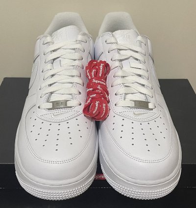Nike Air Force 1 Low Supreme White Size 10 5 Men Authentic