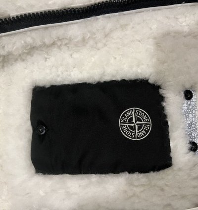 Hooded Genuine Shearling Lambskin Duffle Coat