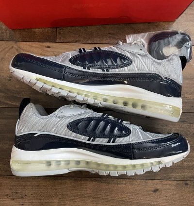 Nike Air Max 98 Supreme Obsidian Navy Patent Leather 1 97 95
