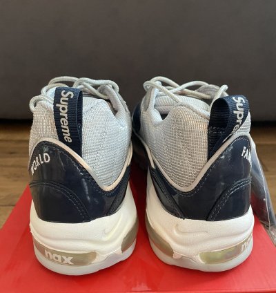 Nike Air Max 98 Supreme Obsidian Navy Patent Leather 1 97 95