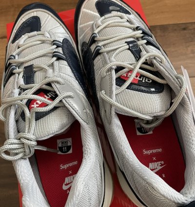Nike Air Max 98 Supreme Obsidian Navy Patent Leather 1 97 95