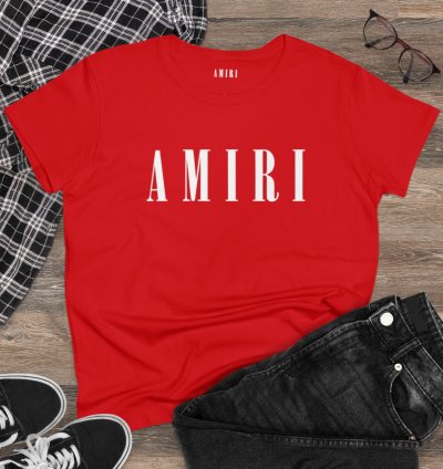 Amiri Core Womens Shirt Softstyle Red Tee S To 2xl