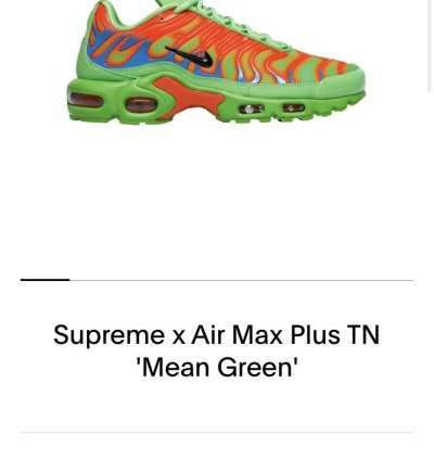 Nike Air Max Plus Supreme Green