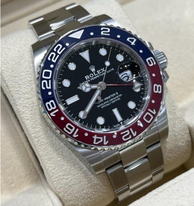 Rolex Gmt-master Ii Pepsi Oyster Bracelet 2024 Unworn 126710blro Box And Papers