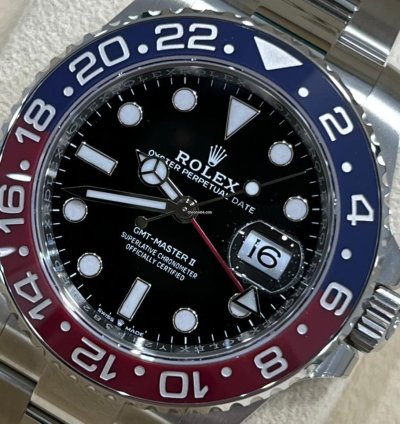 Rolex Gmt-master Ii Pepsi Oyster Bracelet 2024 Unworn 126710blro Box And Papers