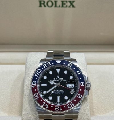 Rolex Gmt-master Ii Pepsi Oyster Bracelet 2024 Unworn 126710blro Box And Papers