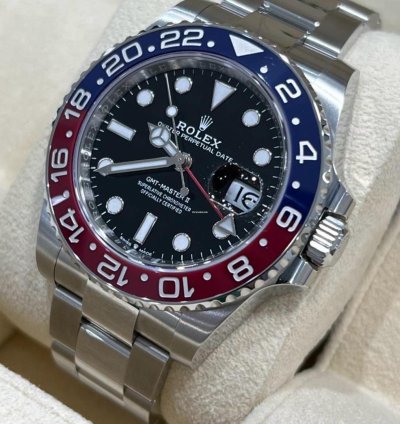 Rolex Gmt-master Ii Pepsi Oyster Bracelet 2024 Unworn 126710blro Box And Papers