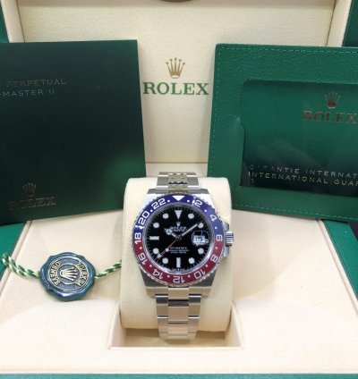 Rolex Gmt-master Ii Pepsi Oyster Stainless Steel 2022 Full Set