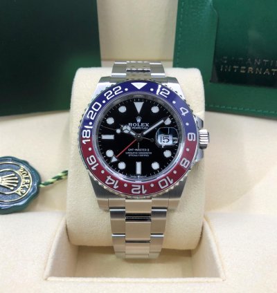 Rolex Gmt-master Ii Pepsi Oyster Stainless Steel 2022 Full Set