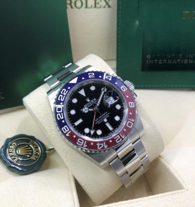 Rolex Gmt-master Ii Pepsi Oyster Stainless Steel 2022 Full Set