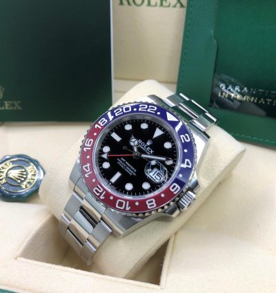 Rolex Gmt-master Ii Pepsi Oyster Stainless Steel 2022 Full Set