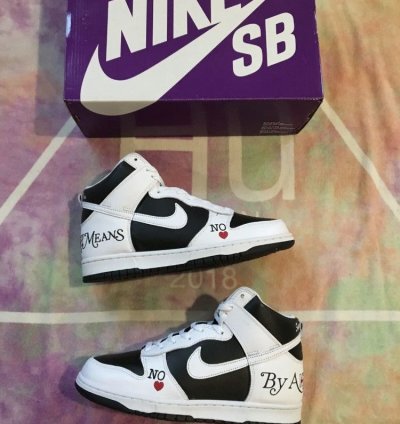 Nike Dunk High Sb Supreme By Any Means New Dn3741-002