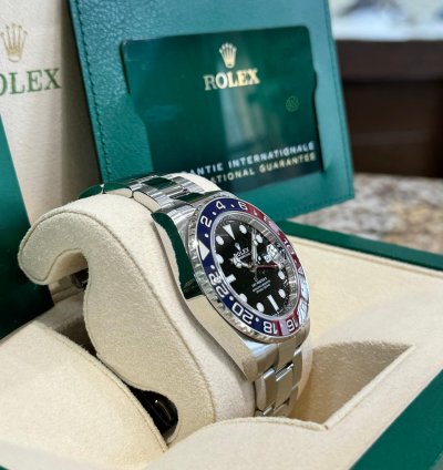 Rolex Gmt-master Ii Pepsi Oyster Stainless Steel 2023 Full Set