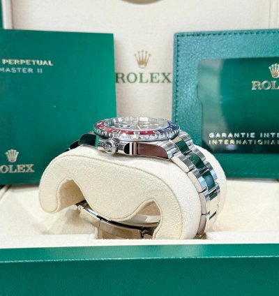 Rolex Gmt-master Ii Pepsi Oyster Stainless Steel 2023 Full Set